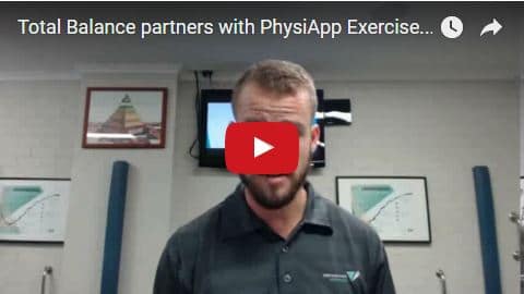 Total Balance Partners with PhysiApp Exercise Tracking App!